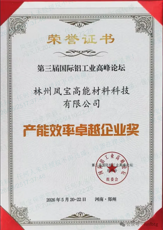 乐动登陆官网高能斩获第三届国际铝工业高峰论坛“产能效率卓越企业奖”   技术创新助力铝工业绿色升级